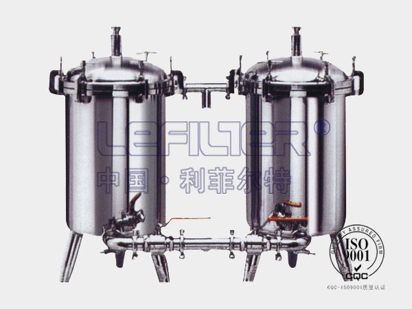 水处理系列不锈钢双联袋式过滤器